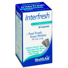 HEALTH AID INTERFRESH - Δροσερή Αναπνοή 60caps