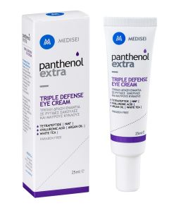 Panthenol Extra Triple Defense Κρέμα ματιών τριπλής δράσης για ολική ανανέωση 25ml