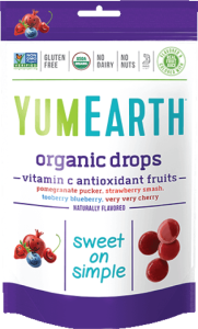 YumEarth Βιολογικές Καραμέλες Φρούτων με Βιταμίνη C, 93gr
