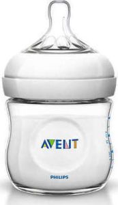 AVENT Natural Μπιμπερό Πλαστικό με Θηλή Σιλικόνη χωρίς BPA 125ml