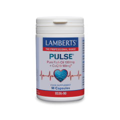 Lamberts Pulse Pure Fish Oil 1300mg  CoQ10 100mg 90caps