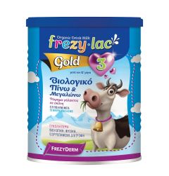 FREZYDERM Frezylac Gold 3 Organic Milk Βιολογικό Γάλα Για Βρέφη 3ης Βρεφικής Ηλικίας Μετά Τον 12ο Μήνα 400gr