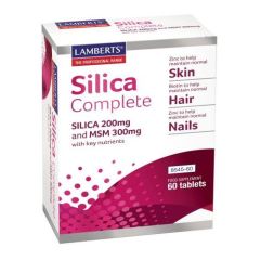 Lamberts Silica Complete 60tabs (Συμπλήρωμα Διατροφής Με Πυρίτιο Για Δέρμα - Νύχια - Μαλλιά)