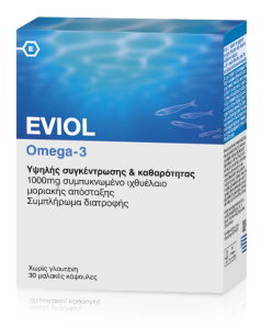 EVIOL OMEGA-3 1000MG 30 SOFT CAPS