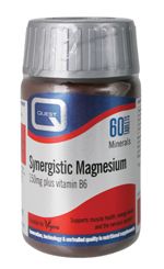 QUEST SYNERGISTIC MAGNESIUM 150mg WITH VITAMIN B6 60tabs