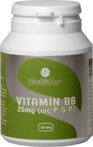Health Sign VITAMIN B6 25MG (ως P-5-P) 60Tabs
