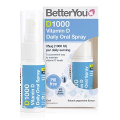BetterYou D1000 IU Spray D3 15ML 100 Ψεκασμοί