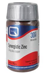 QUEST SYNERGISTIC ZINC 15mg 30tabs