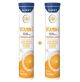Quest Vitamin C 1000mg With Rosehips & Rutin 2 x 20 Αναβράζοντα Δισκία Γεύση Πορτοκάλι