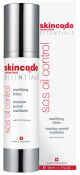 SKINCODE ESSENTIALS S.O.S. OIL CONTROL MATTIFYING LOTION 50ML.